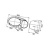 Lampa zespolona, prawa 1EB996167041 Hella 4082300205527