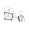 Head lamp unit H4