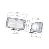 Head lamp unit H4