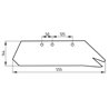 Lemiesz, leyw 16" 093139 pasuje do Fraugde Mølbro 5700030884810