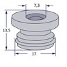 Osłona gumowa, FTE H0853