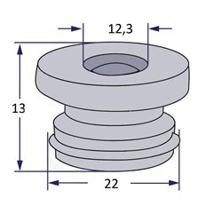 Osłona gumowa, FTE H0855