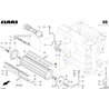 Listwa walca dolnego zębata 678x26x6