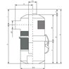 Filtr powietrza z tłumikiem 8000 l/min BP