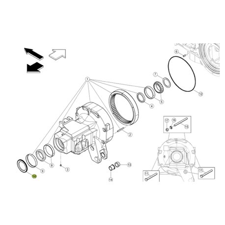 Uszczelniacz oleju 0011475650 Claas 0011475650