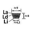 Pas klinowy 9x1065mm Ld