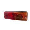 Lampa tylna zespolona, prostokątna, 12/24V pomarańczowa/czerwona, przykręcana