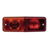 Lampa tylna zespolona, prostokątna, 12/24V pomarańczowa/czerwona, przykręcana