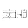 Lampa zespolona, tylna, 2SD002582027 Hella 4082300100105