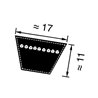 Pasek klinowy 17x2377mm Ld B92" Optibelt 4014486034691