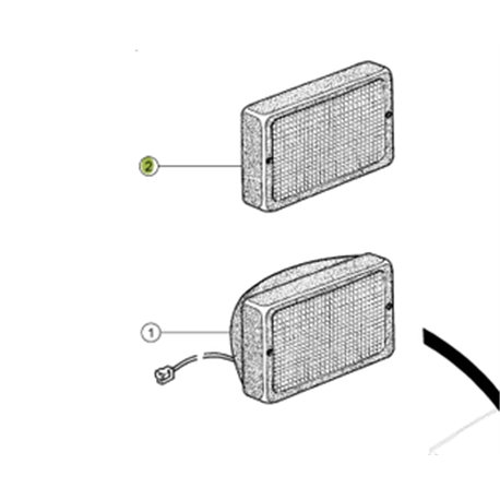 Oświetlenie robocze 7700051756 Claas 0011726420