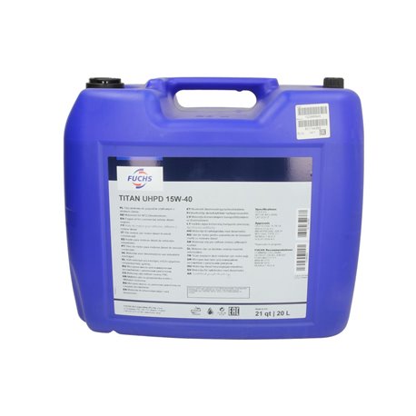 Olej silnikowy Fuchs 15W40 Titan UHPD 20L