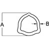 Rura profilowana trójkątna 2/G2 Ø wew. 29.6 Ø zew. 36x3.2 mm L3 m Bondioli&Pavesi