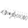 B&P 408000052R02 Śruba zabezpieczająca 1i3/4" Z6/Z20 M14x1,5 72mm Bondioli Pavesi