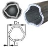 123063000R06 Rura zew. 3000mm D1= 58,50 S6-3T Bondioli & Pavesi
