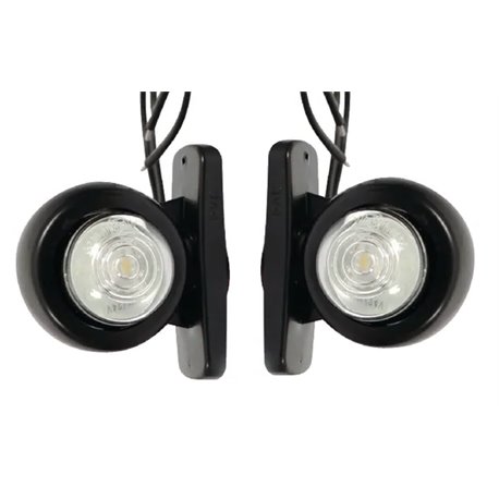 Lampa obrysowa, LED, 275, biało - czerwona, uniwersalna Waś