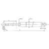 Sprężyna gazowa 400mm 150N Stabilus 058254