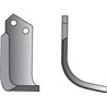 Nóż glebogryzarki fi14,5mm-57mm lewy 190mmx135mm Kuhn