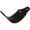 Nóż glebogryzarki fi16,5mm-68mm lewy 257mmx142mm Maschio 