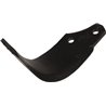 Nóż glebogryzarki fi16,5mm-68mm lewy 257mmx142mm Maschio 