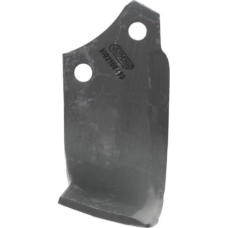Nóż glebogryzarki fi14,5mm-56mm lewy 185mmx130mm Maschio 