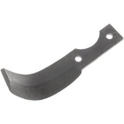 Nóż glebogryzarki fi8,5mm-55mm lewy 175mmx Grillo 
