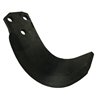 Nóż glebogryzarki fi14,5mm-44mm prawy 223mmx133mm Maletti 