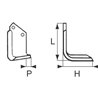 Nóż glebogryzarki fi14,5mm-57mm prawy 190mmx130mm Celli 722533 