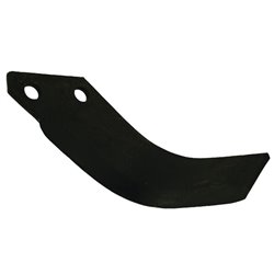 Nóż glebogryzarki fi12mm-43mm prawy 185mmx48mm Agria 