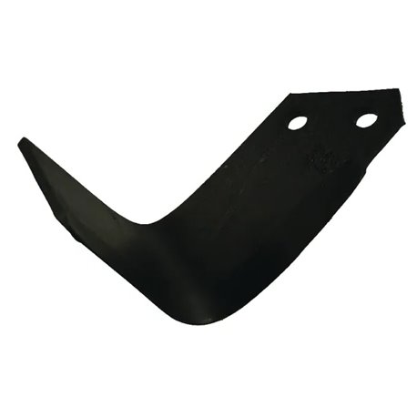 Nóż glebogryzarki fi12,5mm-40mm lewy 185mmx115mm Breviglieri 
