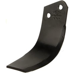 Nóż glebogryzarki fi12mm-41,5mm lewy 130mmx70mm Kuhn