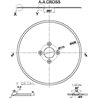 Talerz gładki 406x4.0 mm