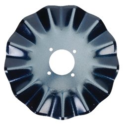 Talerz redlicy, karbowany 13x D460