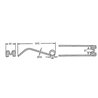 Palec, ząb zgrabiarki 510/91/38 fi10 mm, Nemeyer 600034 Niemeyer 3338-600034