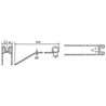 Palec, ząb zgrabiarki 549/87/38 fi9,0 mm, Nemeyer 600013 Niemeyer 3338-600013
