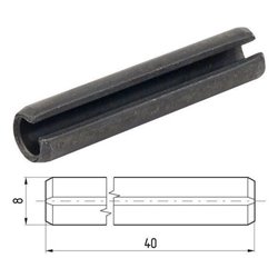 Kołek sprężysty 08x040 mm Kramp 8719493117134