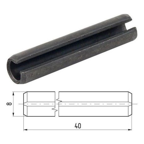 Kołek sprężysty 08x040 mm Kramp 8719493117134