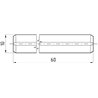 Kołek sprężysty 10x060 mm Kramp 8719493116946
