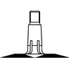 Dętka do obręczy Ø 6.0" 3.50-6 / 4.00-6, zawór prosty TR13 