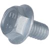 Śruba M6x10 kl.10.9, pełen gwint, ocynk z kołnierzem M6x10