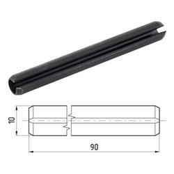 Kołek sprężysty 10x090 mm Kramp 8719493118070