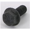Śruba M10x25, pełen gwint, ocynk z kołnierzem M10x25