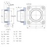 Obudowa łożyska 7500FYK507 SKF 7316571075013