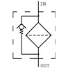 Filtr ciśnieniowy 80l/min 10µm 3/4"BSP - 3/4"BSP MPFiltri