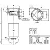 Filtr ciśnieniowy 100l/min 10µm 3/4"BSP - 3/4"BSP MPFiltri