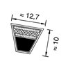 Pas klinowy 12,7x1532mm Ld Optibelt 4014486077100
