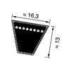 Pasek klinowy 16,3x2720mm Ld Optibelt 4014486501346