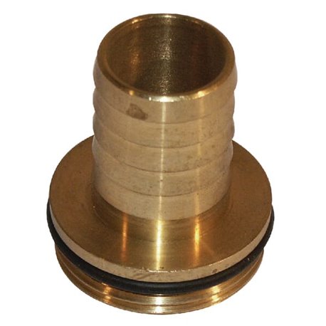 Końcówka węża gwint zew. + uszczelka mosiądz, 3/4" x 1"