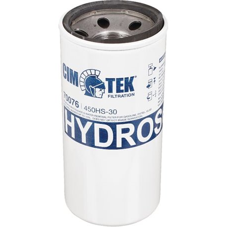Filtr CT70076, 450HS-30 dystrybutora paliwa 1i1/2"UNF 95x200mm - 30µm Cim-Tek