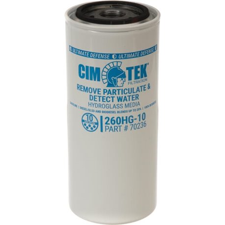 Filtr CT70236, 260HG-10 dystrybutora biopaliwa 1"UNF 95x220mm - 10µm Cim-Tek